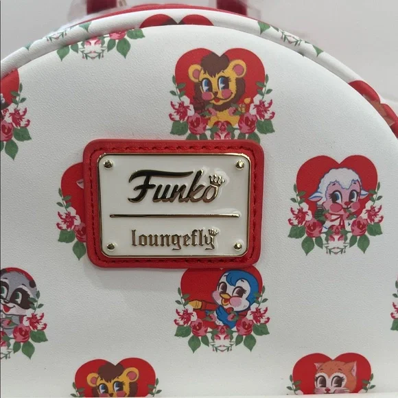 Loungefly Funko Villainous Valentines Heart Character Print Backpack & Wallet - Picture 2 of 10